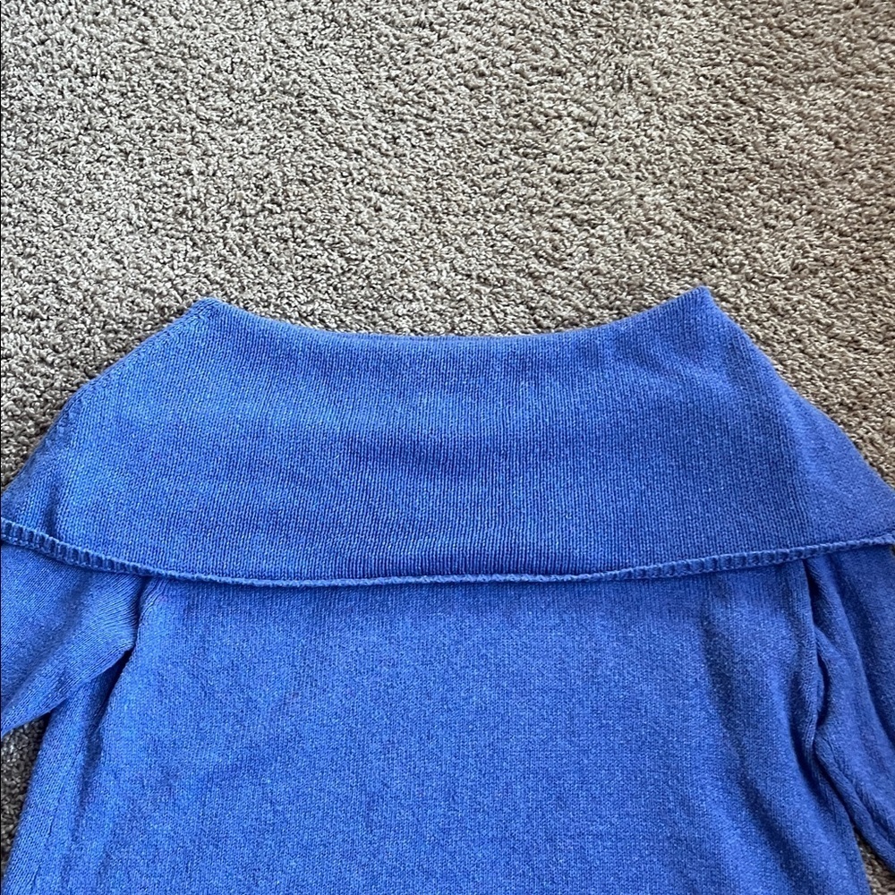 Lane Bryant Indigo Knit Sweater Size 18/20 - Picture 4 of 6